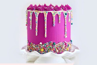 Monet Drip Cake